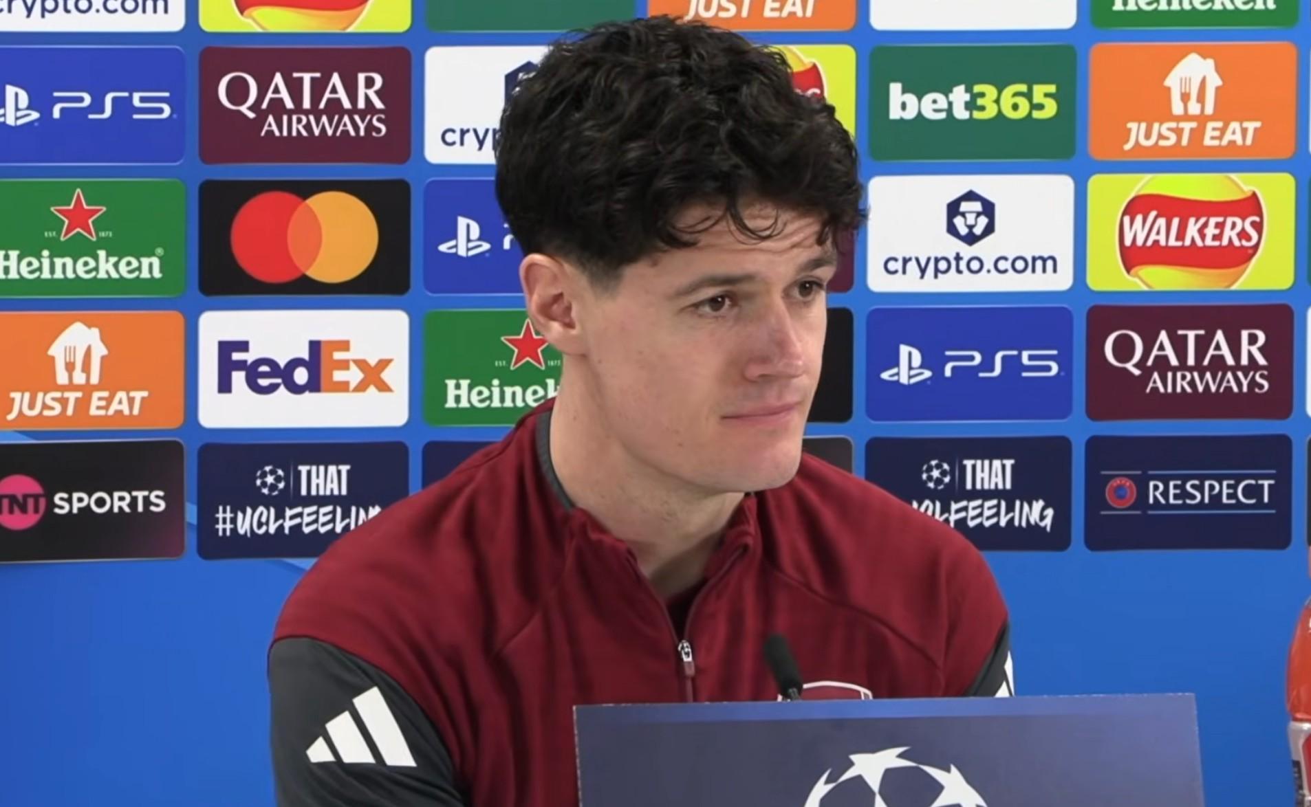 J9九游会-内尔高：很乐意客串中后卫；厄德高当队长是再合适不过的选择